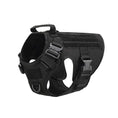 Load image into Gallery viewer, Ultimate Explorer Tactical Dog Harness Leash Set Heavy Duty Handle Training Hiking Control Medium Size Black by Fashioned Furbabies
