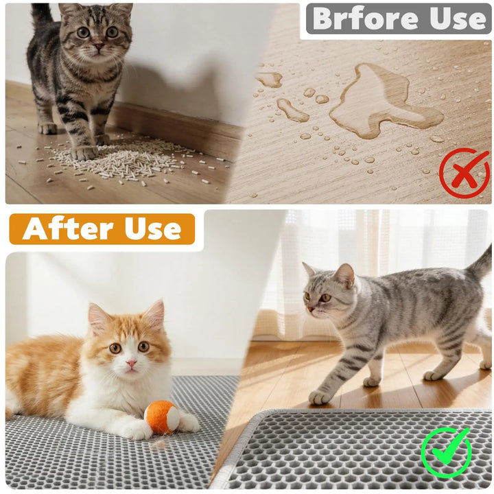 Supplier litter-tracking comparison graphic