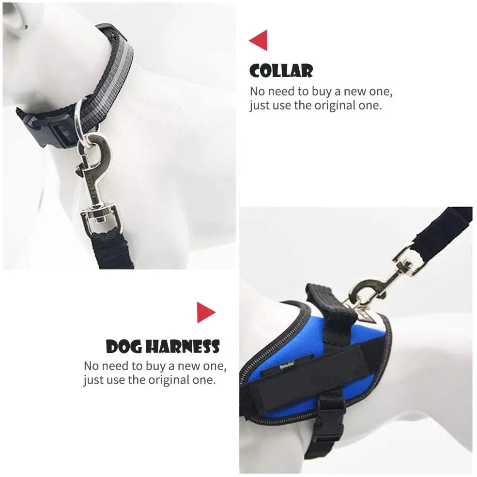 Supplier attachment illustration showing collar and harness