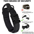 Charger l'image dans la visionneuse de la galerie, Military Tactical Dog Collar Leash Set Heavy Duty Adjustable Nylon by Whisker House
