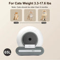 Carica l'immagine nel visualizzatore della galleria, DOEL 65L Smart Self-Cleaning Cat Litter Box With App Control by Whisker House
