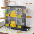 Load image into Gallery viewer, Royal Loft Double Level Parrot Cage Spacious Multi Tier Bird Home by Vivalo
