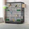 Load image into Gallery viewer, Royal Loft Double Level Parrot Cage Spacious Multi Tier Bird Home by Vivalo
