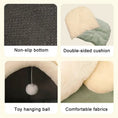 Gallery viewerに画像を読み込む, Deep Sleep Premium Foldable Washable Cat Cave Bed For All Pets With Secure Semi Closed Design For Anxiety Relief by Whisker House
