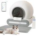 Carica l'immagine nel visualizzatore della galleria, DOEL 65L Smart Self-Cleaning Cat Litter Box With App Control by Whisker House
