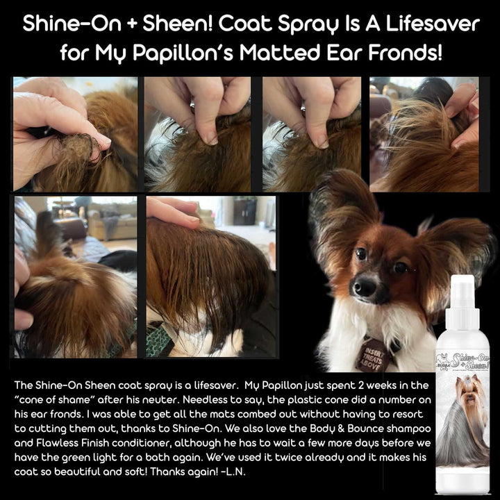 Shine-On+Sheen Dog Detangling Coat Spray, view 6