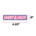 Gallery viewerに画像を読み込む, Short And Sassy Embroidered Morale Patch With Hook Fastener Backing by kiloninerpets
