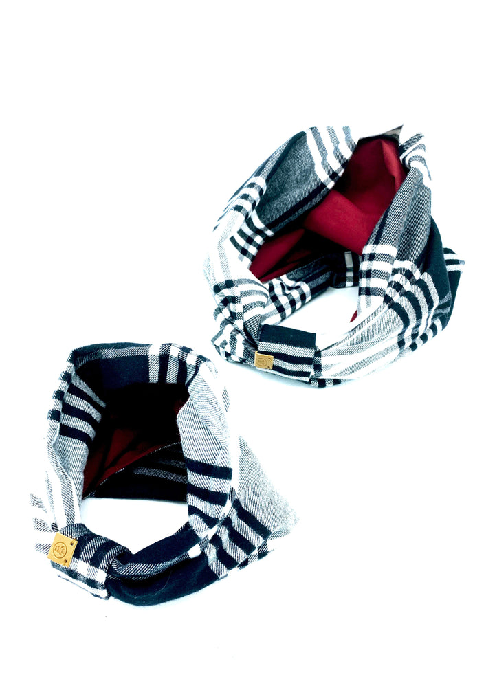 Bespoke Paws Bobby Reversible Flannel Dog Snood