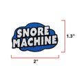 Load image into Gallery viewer, The Snore Machine Mini Embroidered Dog Morale Patch
