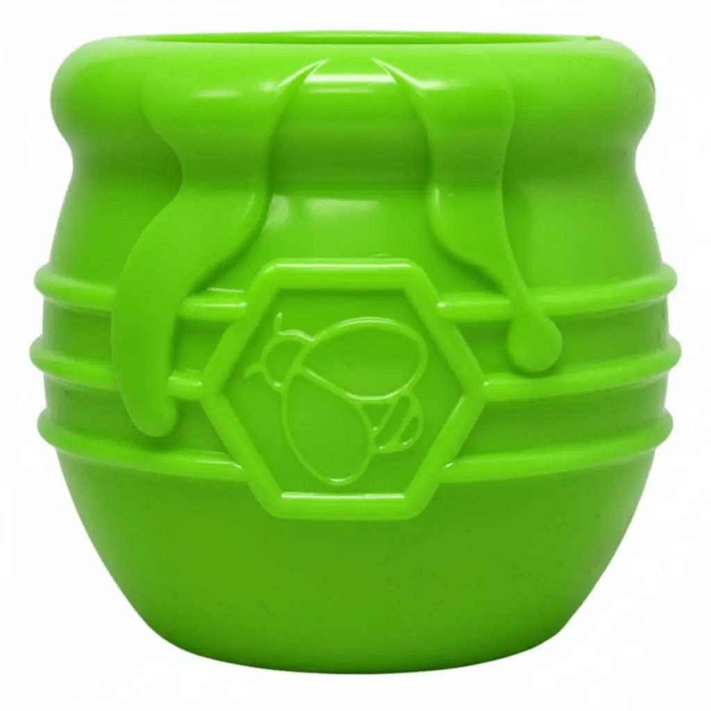 Honey Pot Dog eCup Treat Dispenser | Durable PUP-X Rubber Enrichment Toy | USA Made