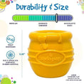 Cargar la imagen en la vista de la galería, Honey Pot Dog eCup Treat Dispenser | Durable PUP-X Rubber Enrichment Toy | USA Made
