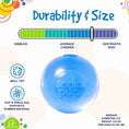 Charger l'image dans la visionneuse de la galerie, SodaPup Strobe Ball Light Up Dog Toy Durable Floating Heavy Duty USA by SodaPup/True Dogs, LLC
