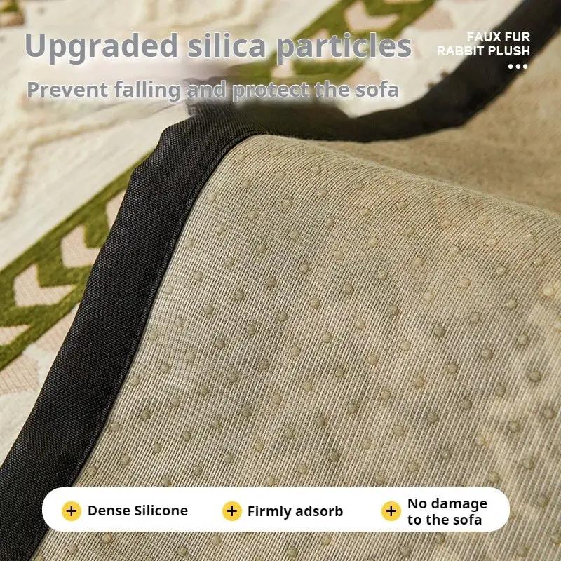 Topspet Black couch cover; durable, non-slip furniture protector for pets on chairs and sofas