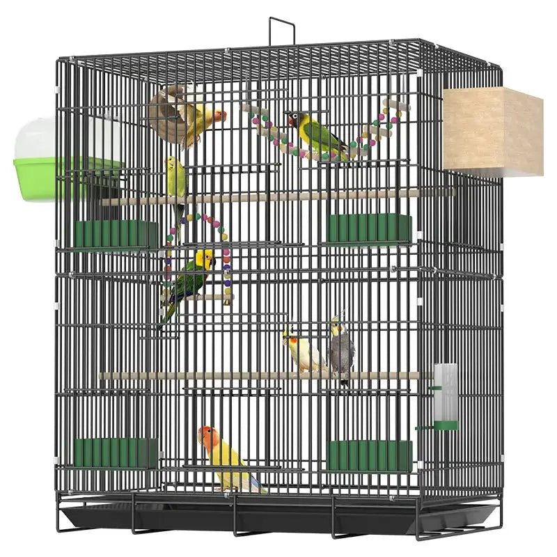 Royal Loft Double Level Parrot Cage Spacious Multi Tier Bird Home by Vivalo