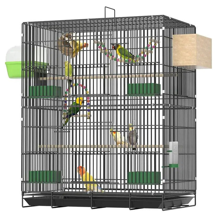 Royal Loft Double Level Parrot Cage Spacious Multi Tier Bird Home by Vivalo