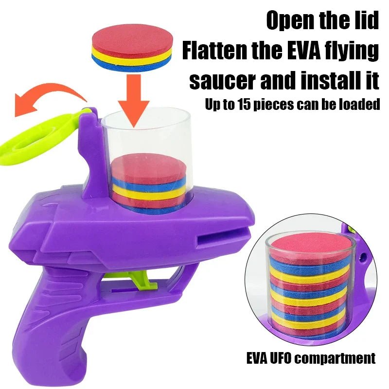 Loading discs into top chamber