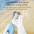 Load image into Gallery viewer, Professional Pet Nail Clippers with LED Light by Whisker House, blue handle
