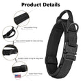 Load image into Gallery viewer, Ultimate Explorer Tactical Dog Harness Leash Set Heavy Duty Handle Training Hiking Control Medium Size Black by Fashioned Furbabies

