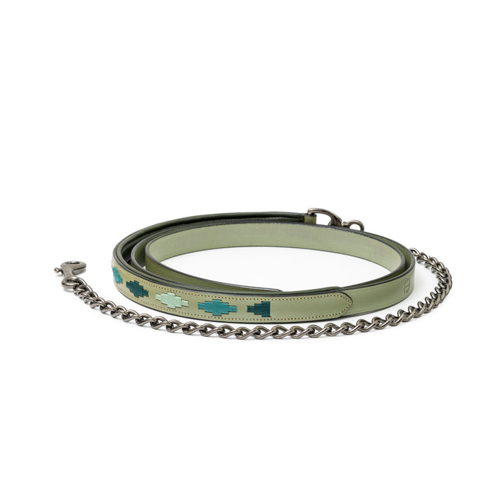 Halter Ego Sea Glass Leather Lead Shank