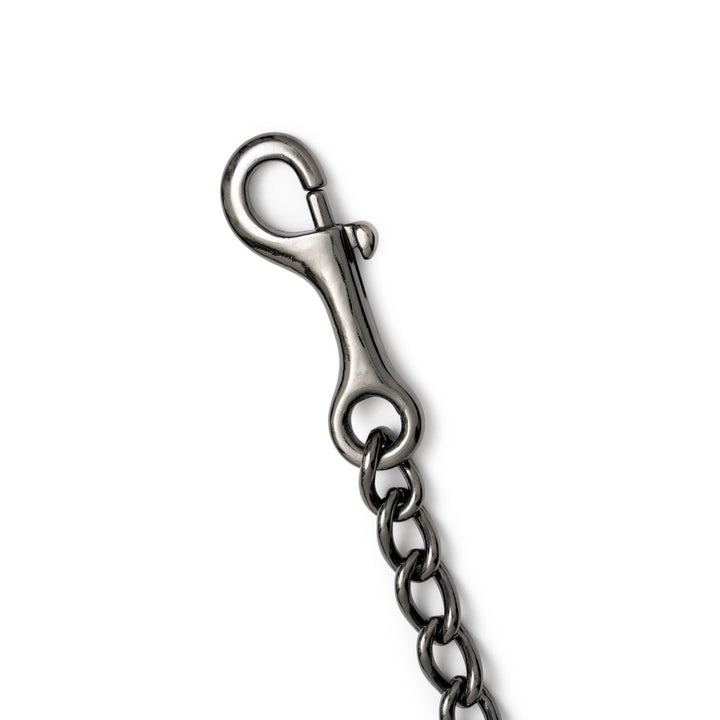 Halter Ego Sea Glass Leather Lead Shank, chain and snap
