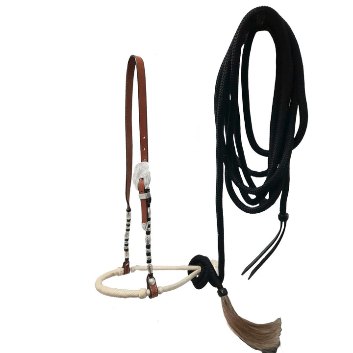 Tahoe Tack 3/8" Rawhide Bosal &amp; Mecate Set