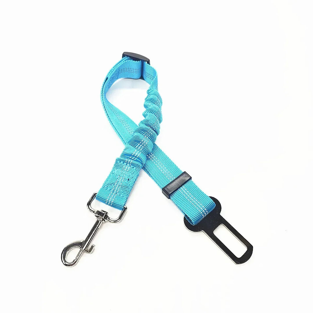 Sky blue elastic-section tether