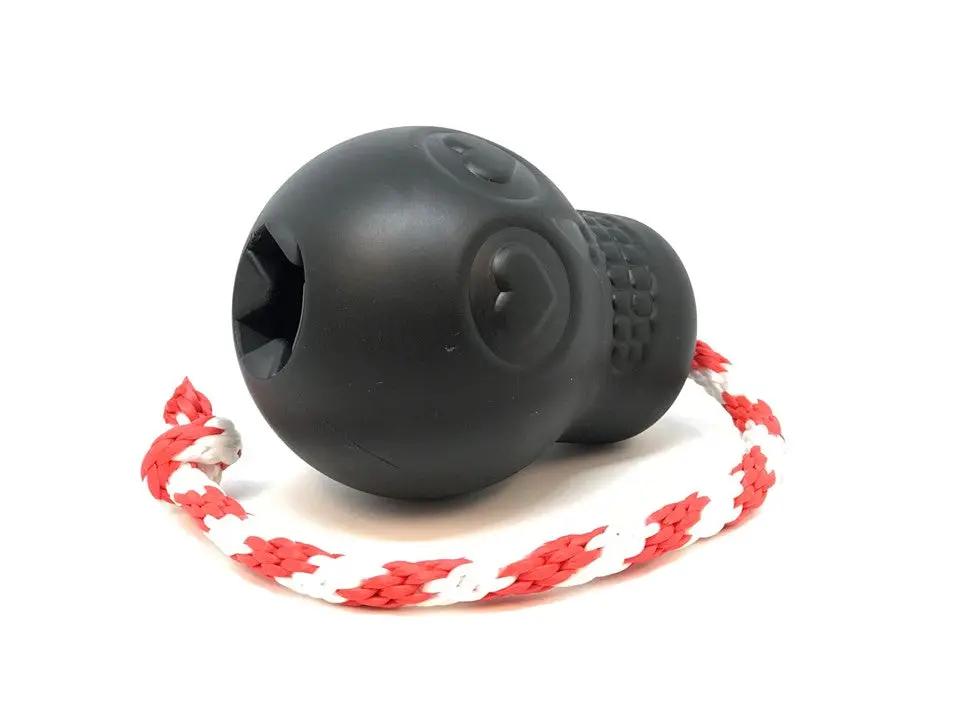 USA-K9 Magnum Skull Black Durable Rubber Chew Toy Extreme Chewers by SodaPup/True Dogs, LLC