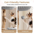 Load image into Gallery viewer, Solid Wood Cat Tree 41in with real branches and cozy bed by DirectDeals; includes jute scratching posts and a dangling ball.
