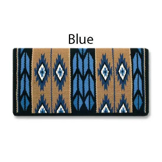 Mayatex Flying Eagle Saddle Blanket Chocolate 38x34 100% NZ Wool by Mayatex