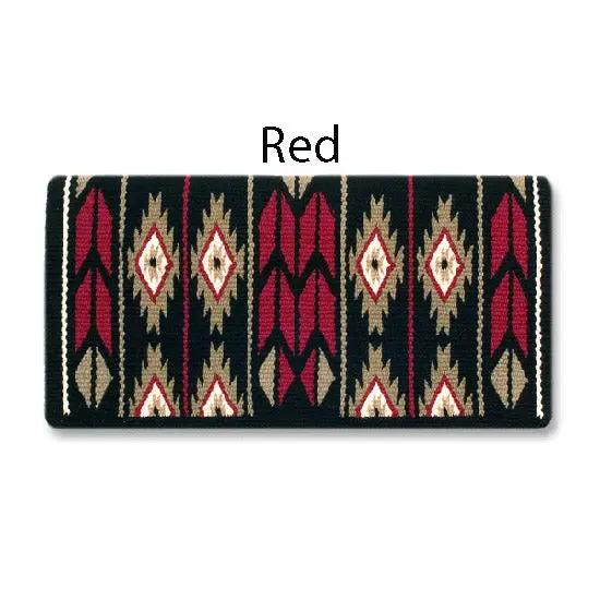 Mayatex Flying Eagle Saddle Blanket Chocolate 38x34 100% NZ Wool by Mayatex