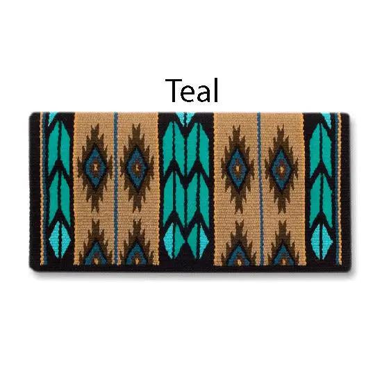 Mayatex Flying Eagle Saddle Blanket Red 100% New Zealand Wool 38x34 by Mayatex