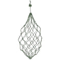 Cargar la imagen en la vista de la galería, Gatsby Nylon Hay Net by StateLineTack; green nylon hay net featuring diamond mesh and a top hanging loop
