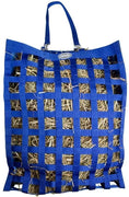 Load image into Gallery viewer, Gatsby All Natural Slow Hay Feeder hay bag, blue lattice webbing by StateLineTack
