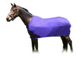 Load image into Gallery viewer, StretchX Full Sheet horse blanket in vivid purple Lycra covering full body
