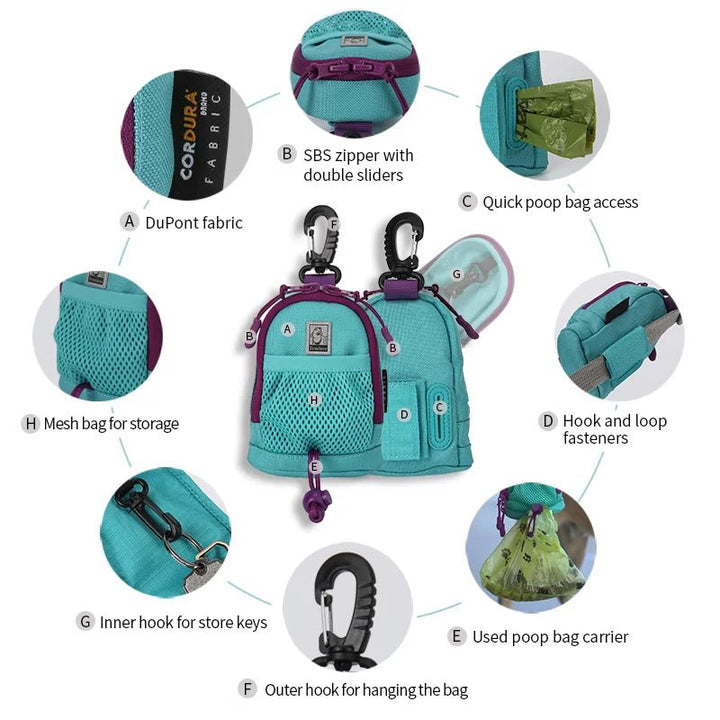 TrueLove Mini Backpack Poop Bag Holder TLB2011