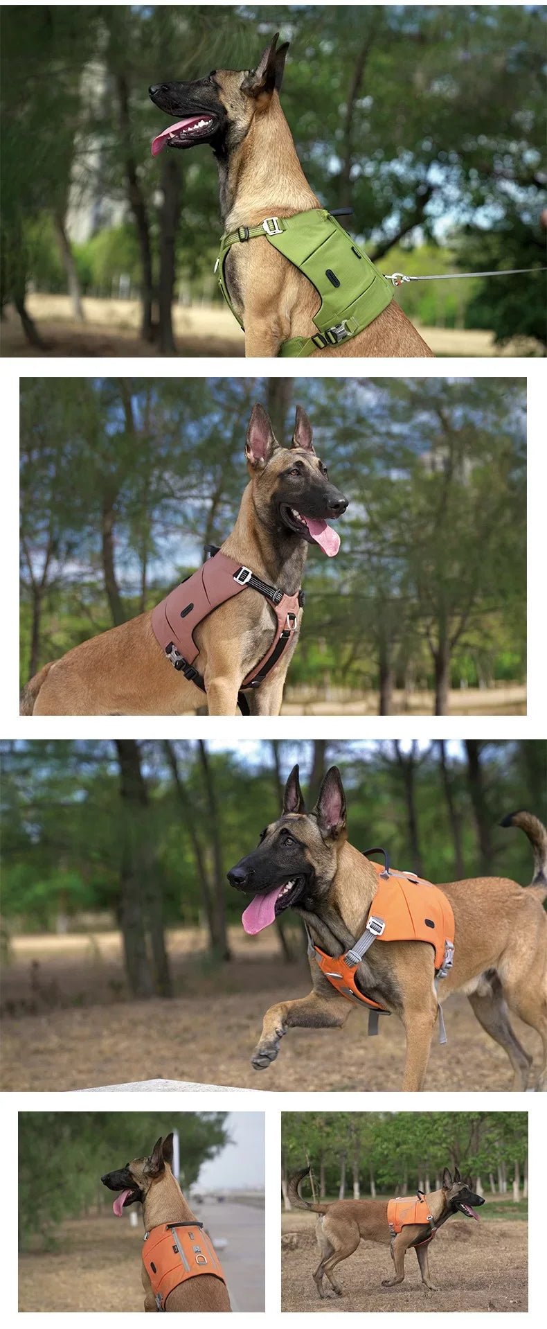 TrueLove Tactical Dog Harness with Hidden Pockets TLB2251