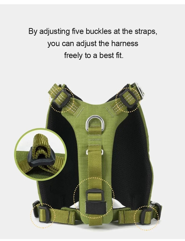 TrueLove Tactical Dog Harness with Hidden Pockets TLB2251