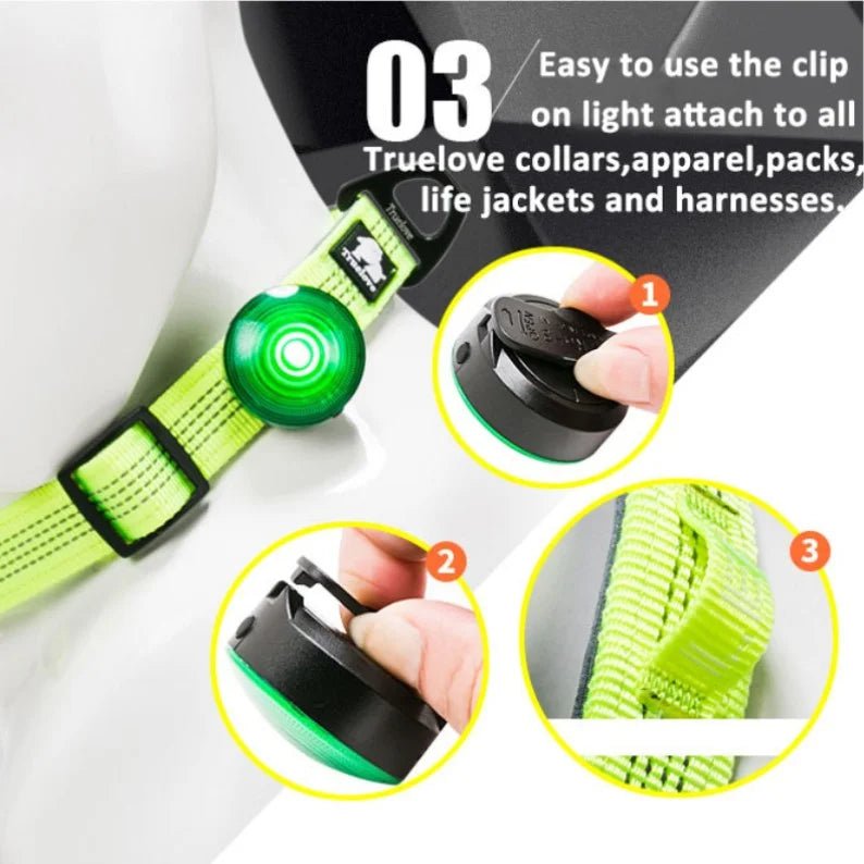 TrueLove Clip-On LED Dog Safety Light TLD19101