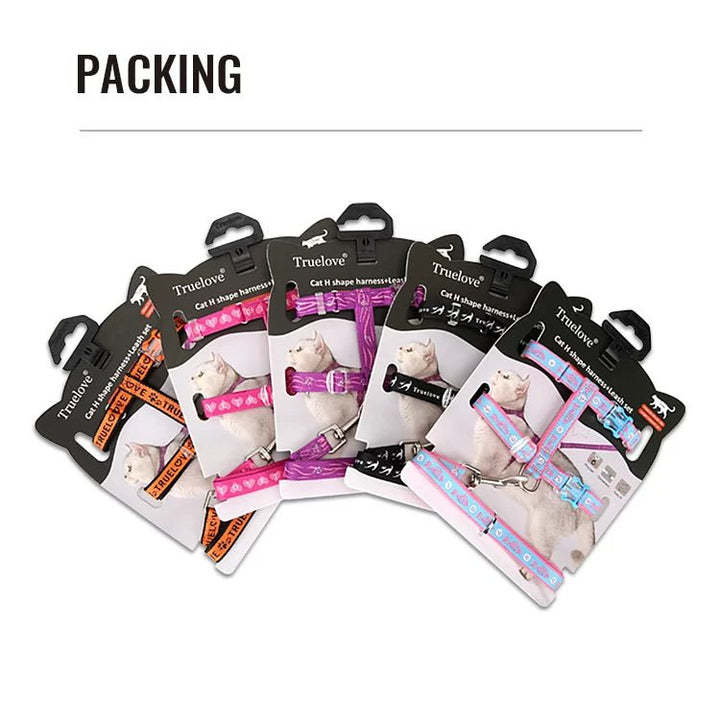 TrueLove Adjustable Cat Harness &amp; Leash Set TLH3912