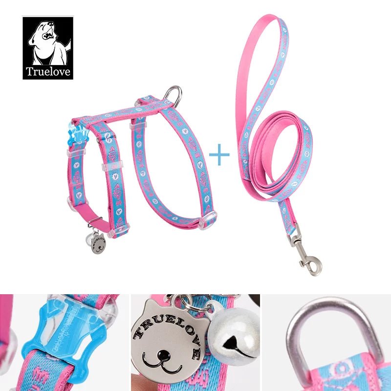 TrueLove Adjustable Cat Harness &amp; Leash Set TLH3912