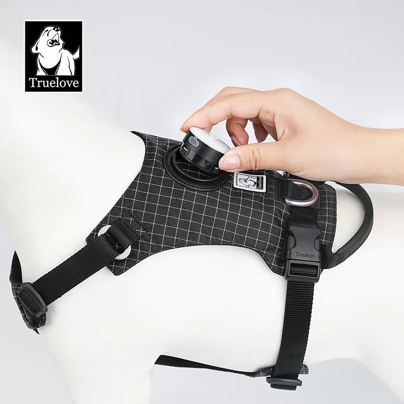TrueLove LED Light-Up Dog Harness with Tracker Holder TLH6771