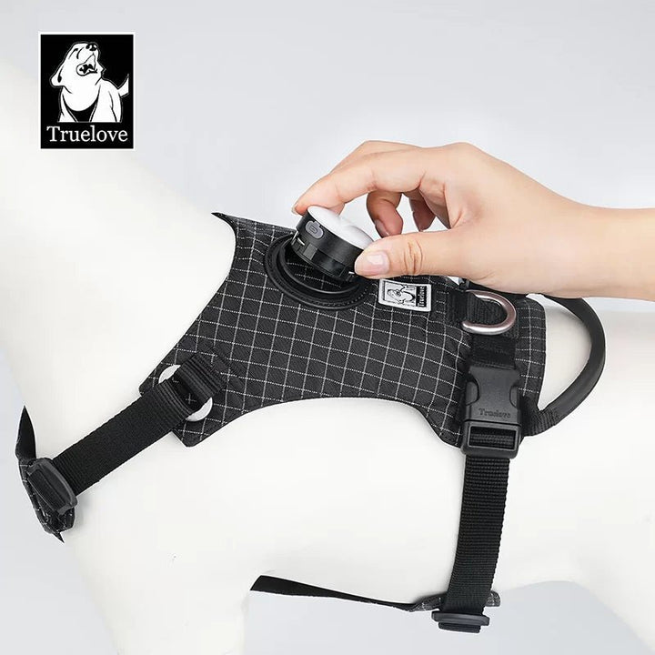 TrueLove LED Light-Up Dog Harness with Tracker Holder TLH6771