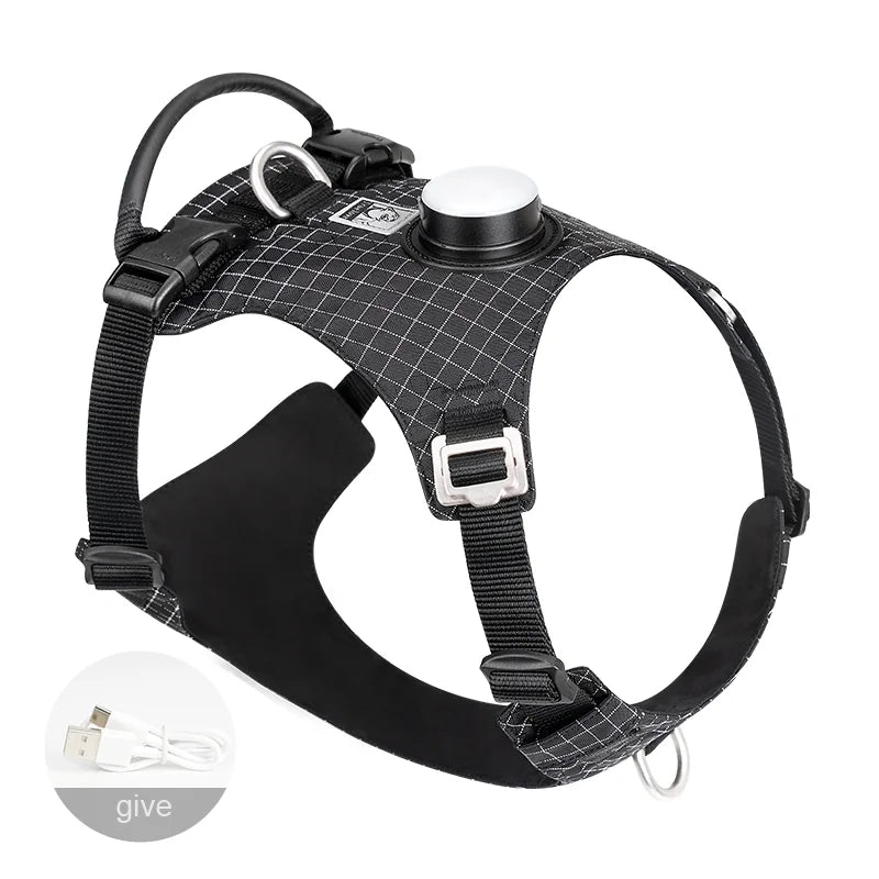 TrueLove LED Light-Up Dog Harness with Tracker Holder TLH6771
