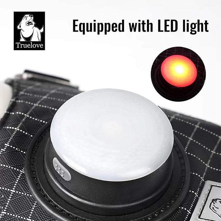 TrueLove LED Light-Up Dog Harness with Tracker Holder TLH6771