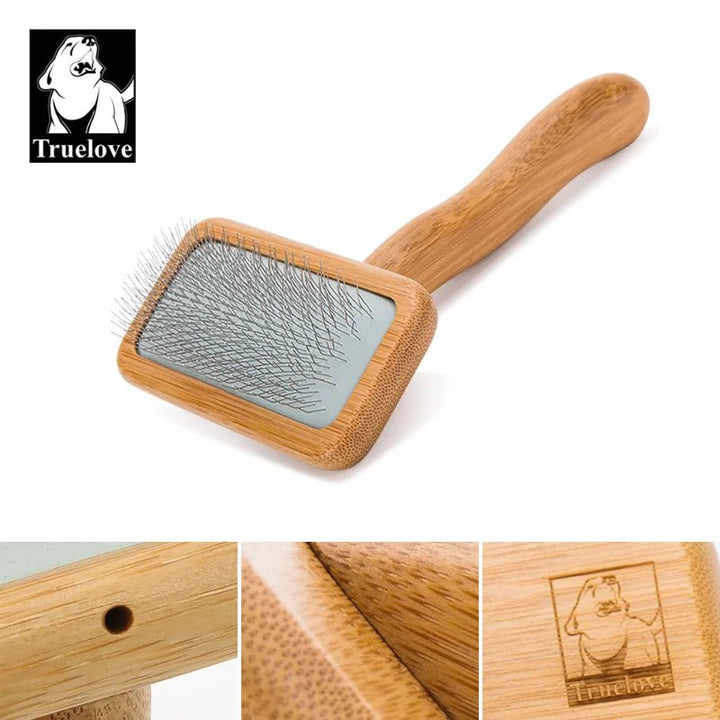 TrueLove Bamboo Slicker Brush for Dogs &amp; Cats TLK20131