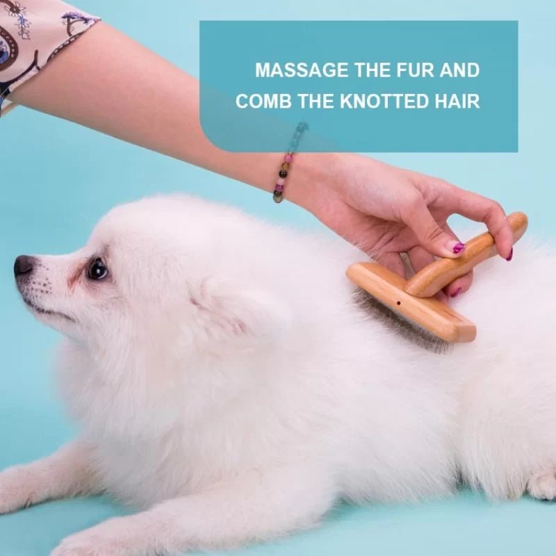 TrueLove Bamboo Slicker Brush for Dogs &amp; Cats TLK20131