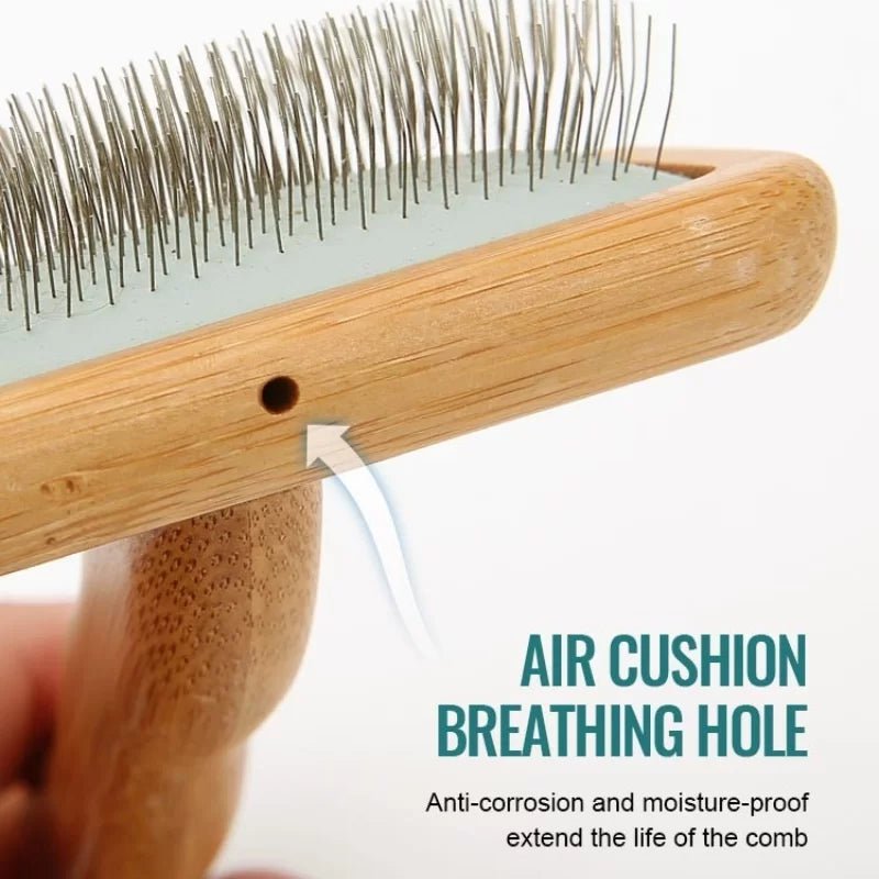 TrueLove Bamboo Slicker Brush for Dogs &amp; Cats TLK20131