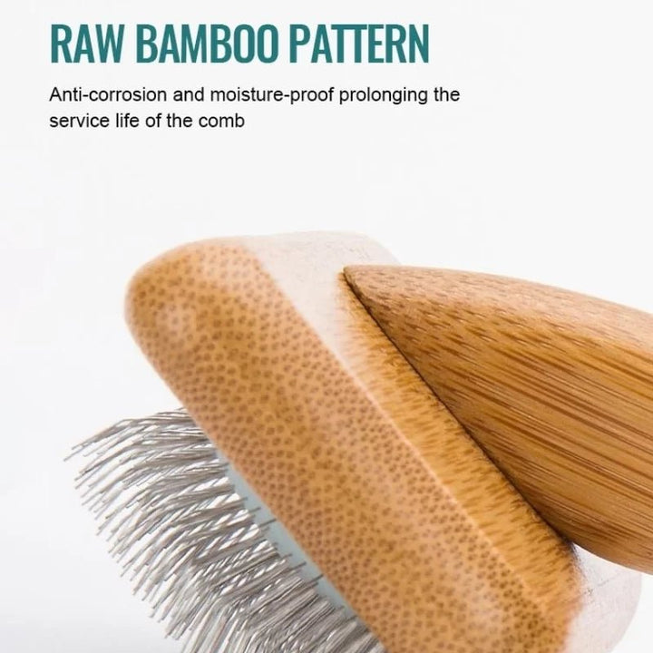 TrueLove Bamboo Slicker Brush for Dogs &amp; Cats TLK20131