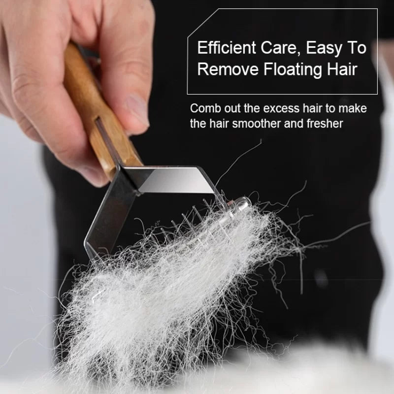TrueLove Bamboo Undercoat Rake for Dogs &amp; Cats TLK25131