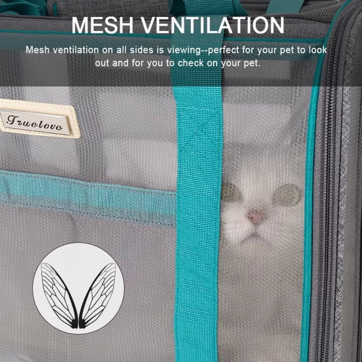 TrueLove Soft-Sided Pet Carrier with Fleece Bed TLX2071
